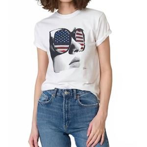 NEW CPRESS STUDIO free and brave tee in worn white highlight color